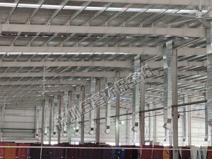 润东方环保空调扇机互补降温通风案例